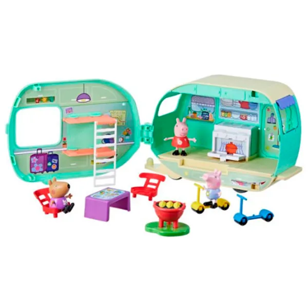 Игровой набор Hasbro Peppa Pig Caravan F8863 3+ / Разноцветный Зеленый photo 3