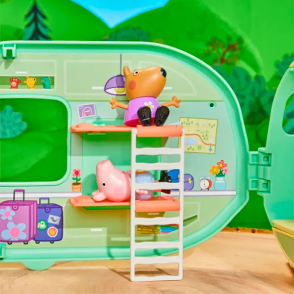 Игровой набор Hasbro Peppa Pig Caravan F8863 3+ / Разноцветный Зеленый photo 4
