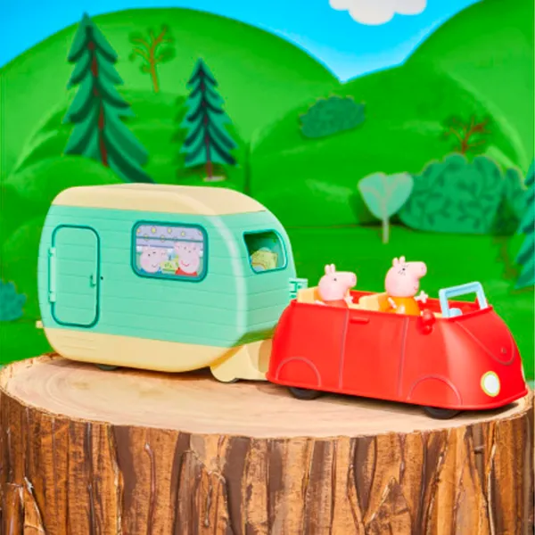 Игровой набор Hasbro Peppa Pig Caravan F8863 3+ / Разноцветный Зеленый photo 6