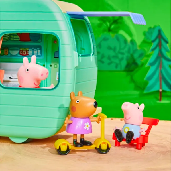 Игровой набор Hasbro Peppa Pig Caravan F8863 3+ / Разноцветный Зеленый photo 7
