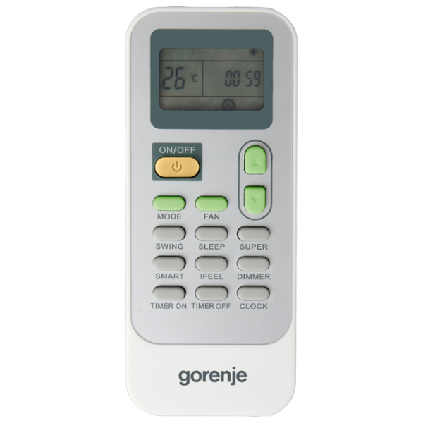 Aparat de aer condiționat Gorenje KAM35 BHP 12000 BTU / 35 m² / White photo 2 Aparat de aer condiționat Gorenje KAM35 BHP 12000 BTU / 35 m² / White photo 2