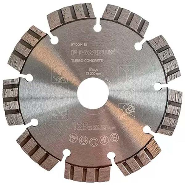 Disc diamantat segmentat BIHUI RT-DDT-125  photo 1