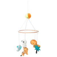 Карусель для кроватки Premaman Animals Crazy Jungle PEVFPX-JAM-UNQ  / Wood