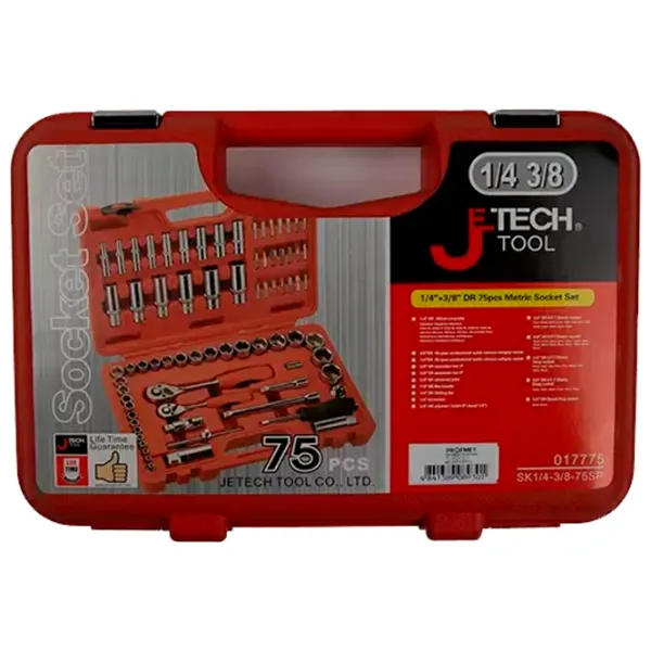 Набор головок торцевых Jetech 017J775 Количество в наборе: 75 шт. photo 3 Набор головок торцевых Jetech 017J775 Количество в наборе: 75 шт. photo 3
