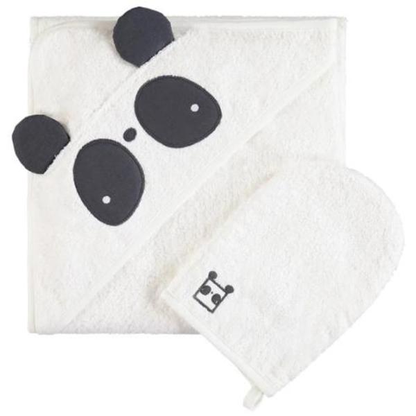 Детское полотенце Premaman Panda  80 x 80 см / Хлопок / Белый photo 1