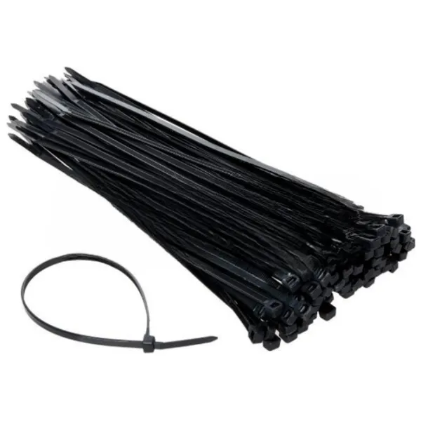 Хомуты пластиковые Bradas TS1176400B 100 шт. photo 1
