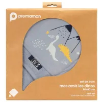 Детское полотенце Premaman Дино 80 x 80 см / Хлопок / Синий photo 2