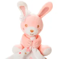 Jucărie moale Premaman Animals Iepuraș PJPZJE-ROC-UNQ 0+ / Pink photo 2