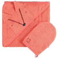 Prosop pentru bebeluși Premaman Fox 80 x 80 cm / Bumbac / Red