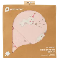 Детское полотенце Premaman Little Princess 80 x 80 см / Хлопок / Розовый photo 2