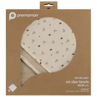 Детское полотенце Premaman King of the Forest 80 x 80 см / Хлопок / Бежевый photo 2