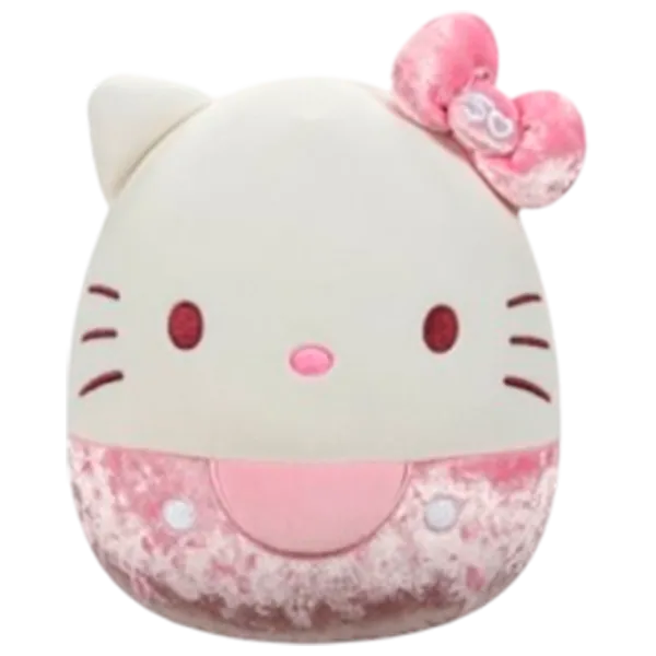 Jucărie moale Squishmallows Hello Kitty Velvet edition W21 SQHK821V 5+ / White photo 1 Jucărie moale Squishmallows Hello Kitty Velvet edition W21 SQHK821V 5+ / White photo 1