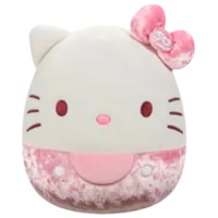 Jucărie moale Squishmallows Hello Kitty Velvet edition W21 SQHK821V 5+ / White