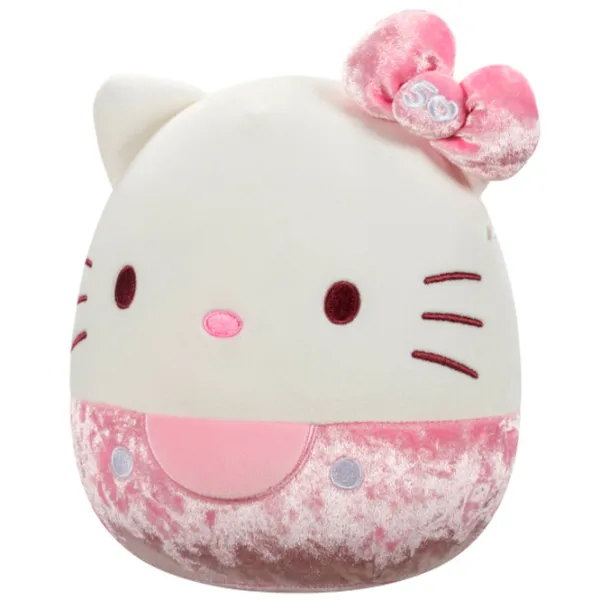 Jucărie moale Squishmallows Hello Kitty Velvet edition W21 SQHK821V 5+ / White photo 2 Jucărie moale Squishmallows Hello Kitty Velvet edition W21 SQHK821V 5+ / White photo 2
