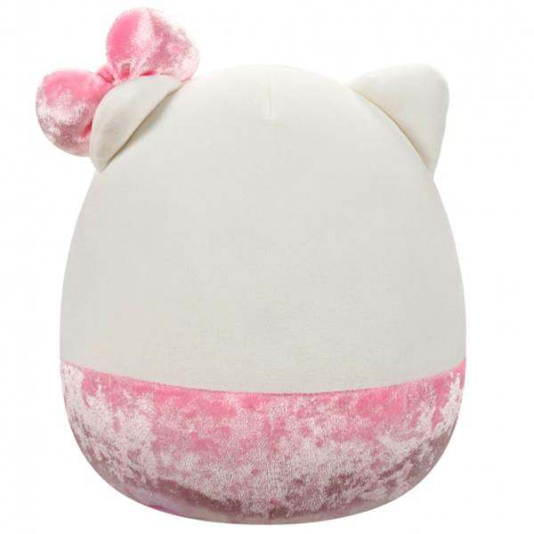 Jucărie moale Squishmallows Hello Kitty Velvet edition W21 SQHK821V 5+ / White photo 3 Jucărie moale Squishmallows Hello Kitty Velvet edition W21 SQHK821V 5+ / White photo 3