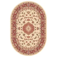 Covor Covoare Ungheni Atlas Beige Red / Polipropilenă