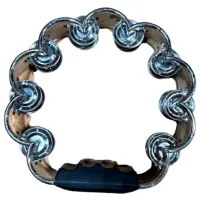 Tamburina Parrot MT2 Flower Silver / Oțel inoxidabil