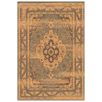 Ковер Covoare Ungheni Antique Коричневый / Шерсть