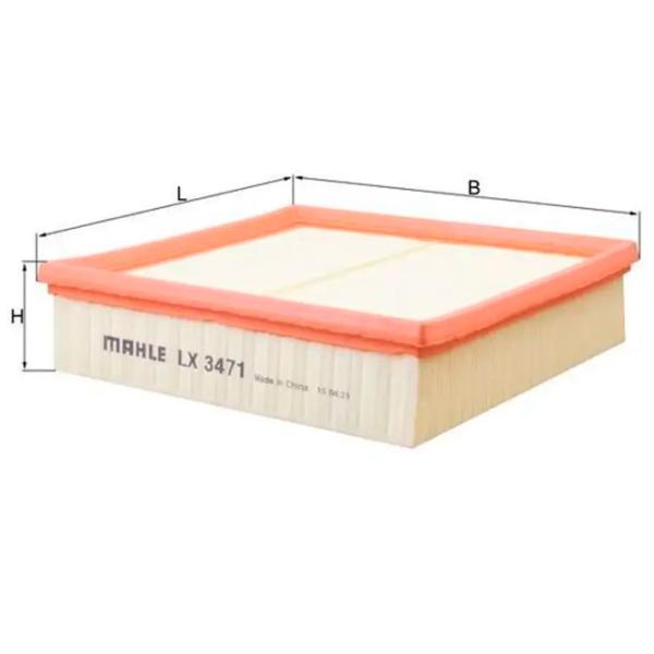 Filtru de aer Mahle MHL-LX 3471  photo 2 Filtru de aer Mahle MHL-LX 3471  photo 2