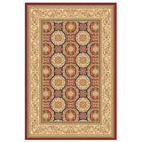 Ковер Covoare Ungheni Atlas Beige Red / Полипропилен