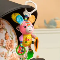 Jucărie pentru pătuțuri și cărucioare Sensillo Bunny Z-0500 0+ / Multicolor photo 4