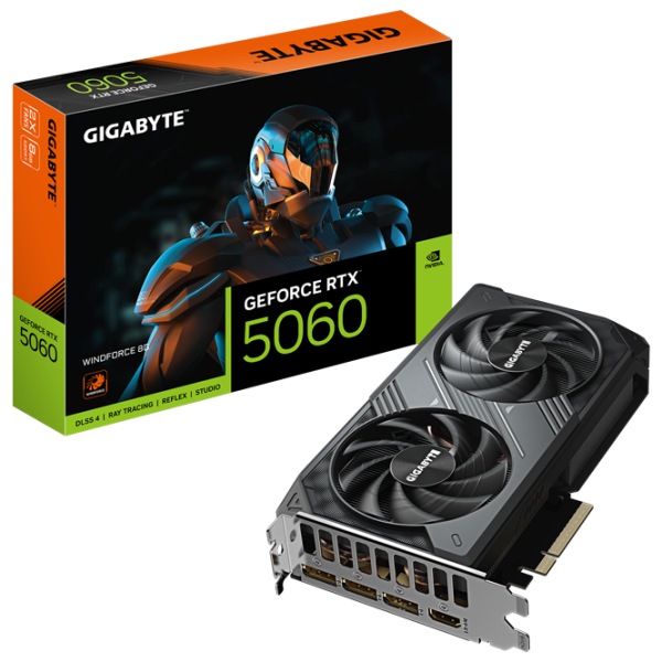 Placă video Gigabyte GeForce RTX 5060 WINDFORCE PCI Express x16 5.0 / 8 GB photo 10