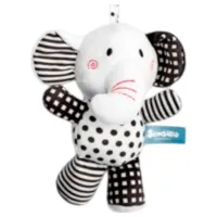 Jucărie pentru pătuțuri și cărucioare Sensillo Animals Elephant Z-033 0+ / Black photo 7