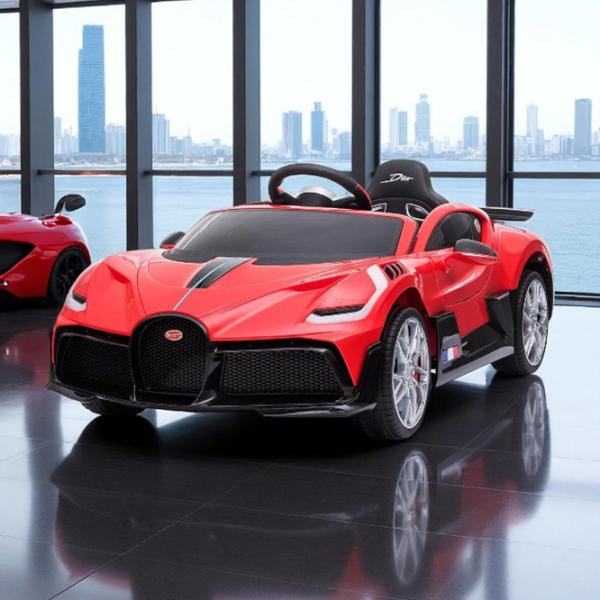 Mașină electrică Bugatti Divo Kikka Boo 31006050370 5 km/h / / 3+ / Red photo 8