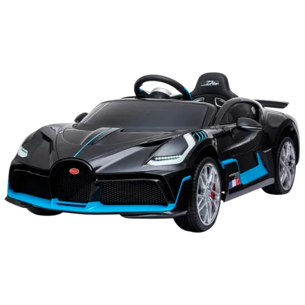 Mașină electrică Bugatti Divo Kikka Boo 31006050369 5 km/h / / 3+ / Black photo 1