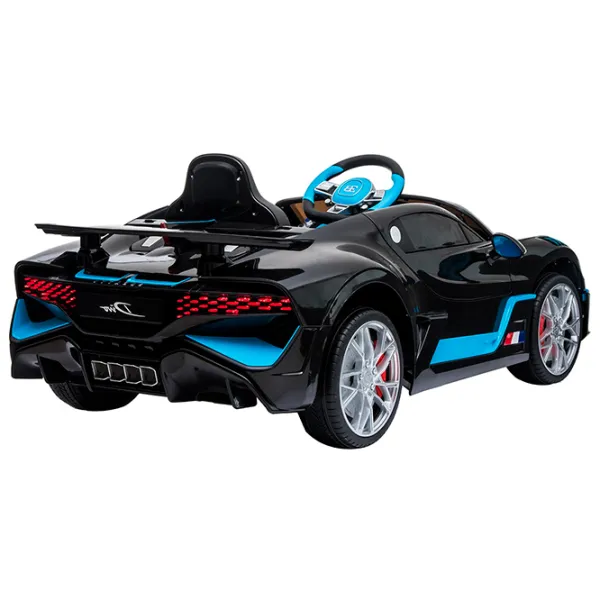 Mașină electrică Bugatti Divo Kikka Boo 31006050369 5 km/h / / 3+ / Black photo 4