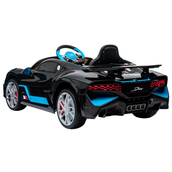 Mașină electrică Bugatti Divo Kikka Boo 31006050369 5 km/h / / 3+ / Black photo 5