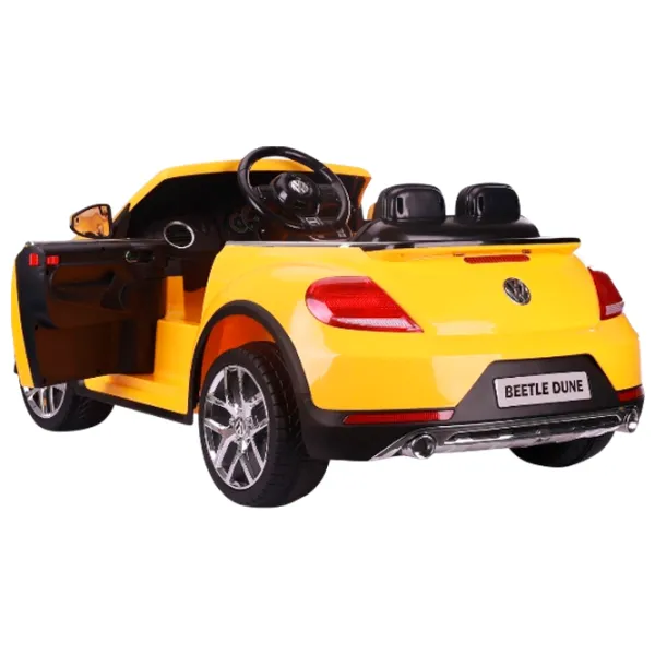 Mașină electrică Volkswagen Beetle Kikka Boo 31006050368  / / 3+ / Yellow photo 6 Mașină electrică Volkswagen Beetle Kikka Boo 31006050368  / / 3+ / Yellow photo 6