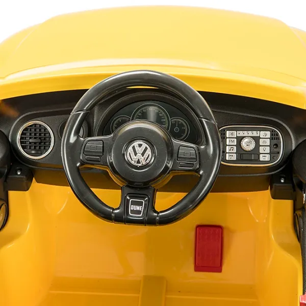 Mașină electrică Volkswagen Beetle Kikka Boo 31006050368  / / 3+ / Yellow photo 8 Mașină electrică Volkswagen Beetle Kikka Boo 31006050368  / / 3+ / Yellow photo 8