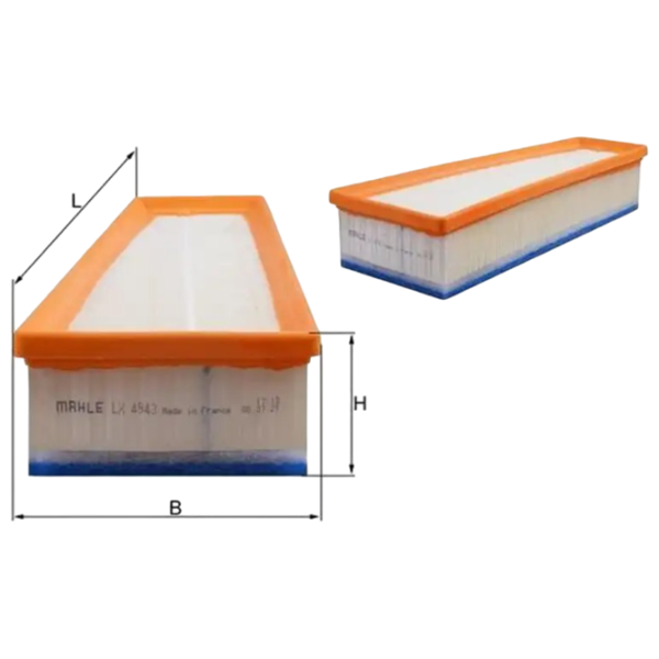 Воздушный фильтр Mahle MHL-LX 4943  photo 2