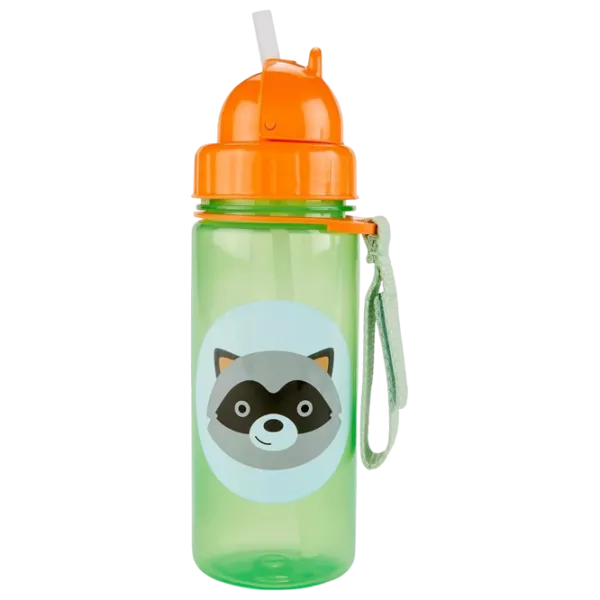 Sticluță cu pai Skip Hop Zoo 0.3845l 1 an / Plastic / Green photo 1