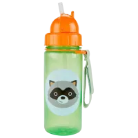 Sticluță cu pai Skip Hop Zoo 0.3845l 1 an / Plastic / Green