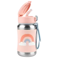 Sticluță cu pai Skip Hop Spark 0.35l 24 luni / Oțel inoxidabil / Pink photo 2