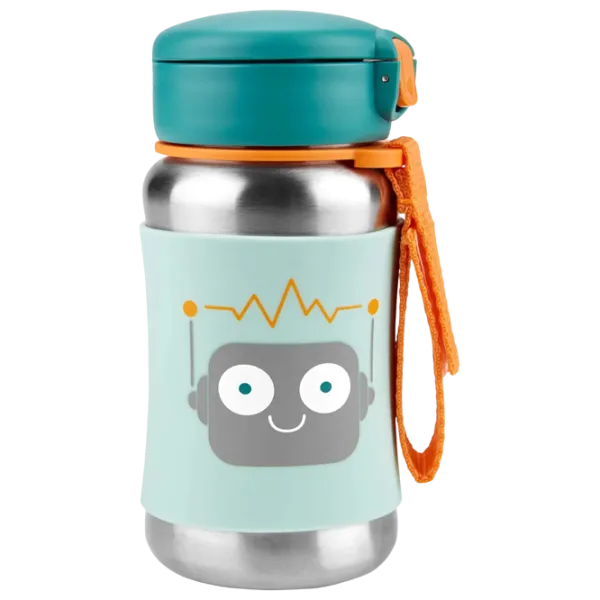 Бутылочка с соломинкой Skip Hop Spark 0.35л 24 месяцев / Нержавеющая сталь / Зеленый photo 1