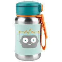 Бутылочка с соломинкой Skip Hop Spark 0.35л 24 месяцев / Нержавеющая сталь / Зеленый