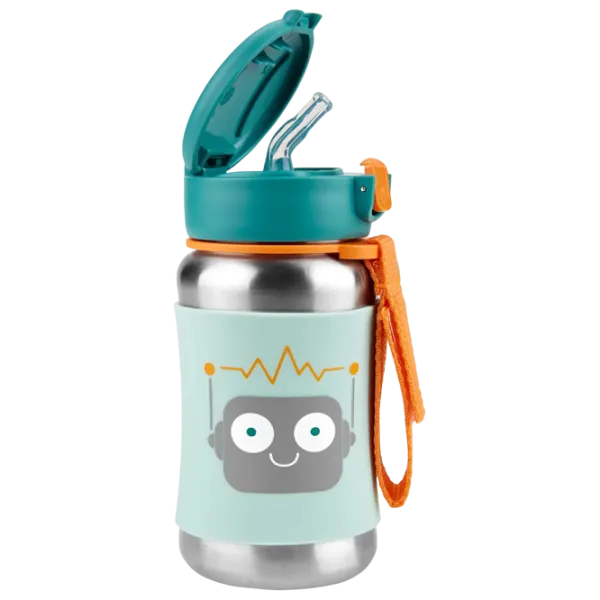 Бутылочка с соломинкой Skip Hop Spark 0.35л 24 месяцев / Нержавеющая сталь / Зеленый photo 2