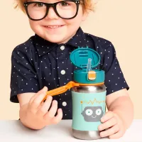 Бутылочка с соломинкой Skip Hop Spark 0.35л 24 месяцев / Нержавеющая сталь / Зеленый photo 3