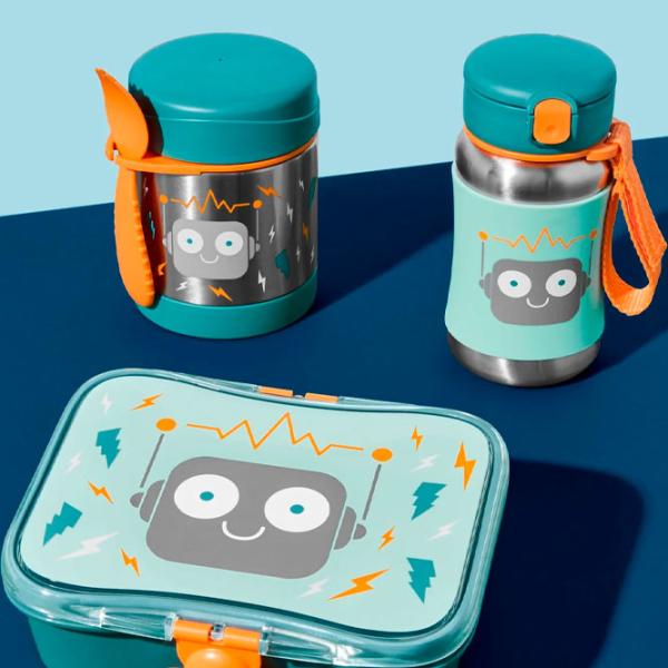 Бутылочка с соломинкой Skip Hop Spark 0.35л 24 месяцев / Нержавеющая сталь / Зеленый photo 4