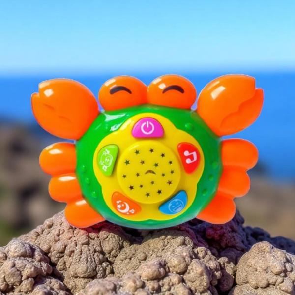 Jucărie interactivă Alexis Crab PL-381457 1+ / Orange photo 4