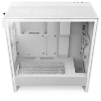 Carcasă NZXT H5 Flow (2024) Mid Tower / White photo 3