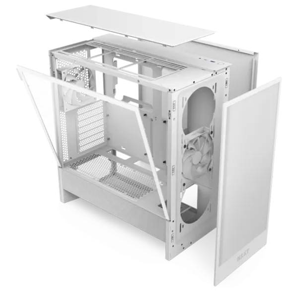 Корпус NZXT H5 Flow (2024) Mid Tower / Белый photo 5