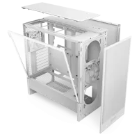 Carcasă NZXT H5 Flow (2024) Mid Tower / White photo 5