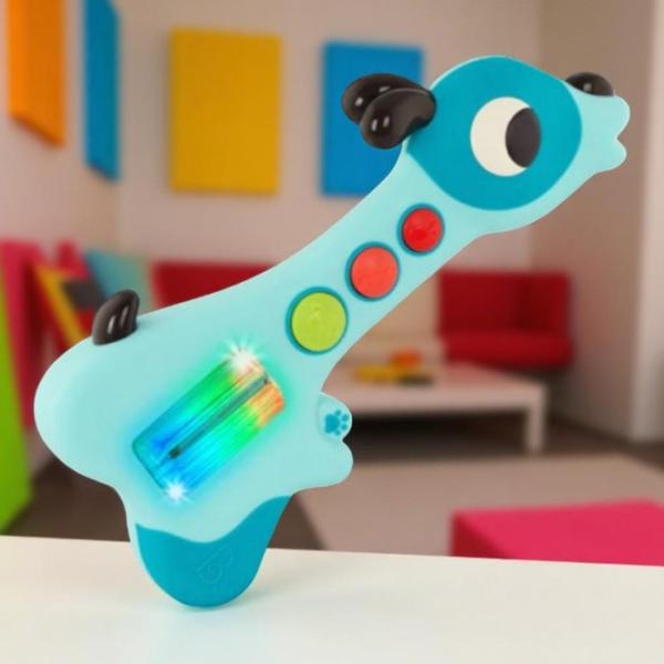 Jucărie interactivă Battat Animals Mini dog guitar BX1986Z 0.6+ / Blue photo 4
