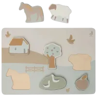 Joc educativ Jollein Puzzle Farm 1+/ Joc de logică
