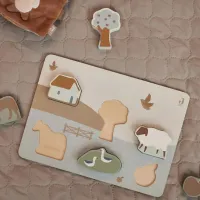 Joc educativ Jollein Puzzle Farm 1+/ Joc de logică photo 4