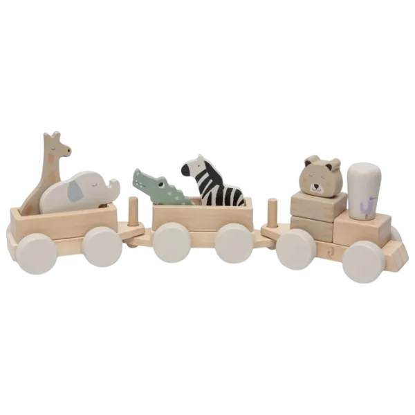 Joc educativ Jollein Toy Train Jungle Jambo 2+/ Dezvoltare photo 1